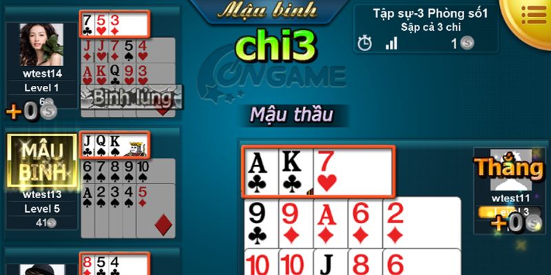 Tìm hiểu cơ bản về game mậu binh